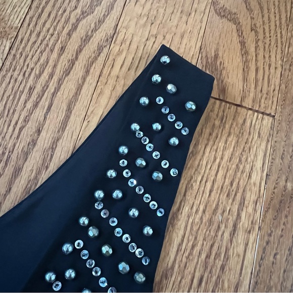 Black Beaded H&M Shift Tank Dress. - Picture 5 of 8